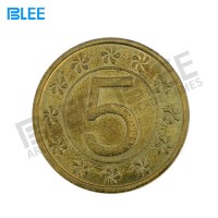 Arcade game machine token coin custom arcade metal copper coin token